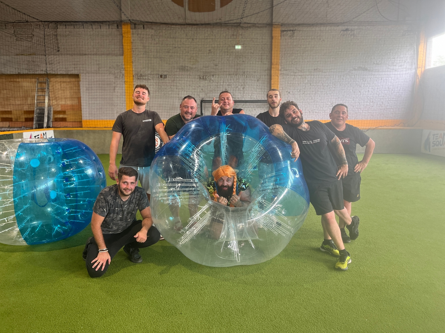 Bubble Foot en groupe chez Team Square